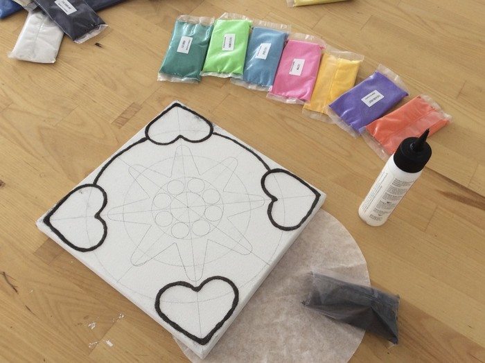 How to make Mandala Sand Art 15